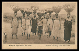 AFRICA - ANGOLA - COSTUMES - Mulheres Regressando Das Lavras( Ed. Casa 31 De Janeiro)  Carte Postale - Angola