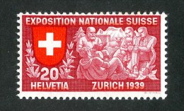 9729  Swiss 1939  Michel #339*   ( Cat. 1.€ ) - Nuevos
