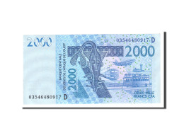 Billet, West African States, 2000 Francs, 2003, Undated, KM:116Aa, SPL - Estados De Africa Occidental