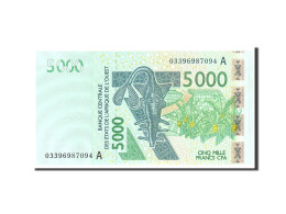 Billet, West African States, 5000 Francs, 2003, Undated, KM:117Aa, NEUF - West African States