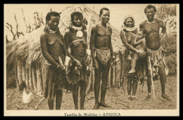 ANGOLA - COSTUMES - Familia De Muhilas ( Ed. Da Livraria Magalhães)  Carte Postale - Angola
