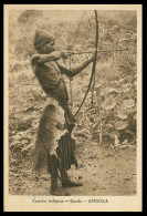 GANDA -CAÇA - Caçador Indigena ( Ed. Da Livraria Magalhães)  Carte Postale - Angola