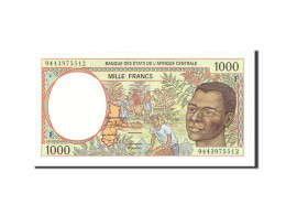 Billet, États De L'Afrique Centrale, 1000 Francs, 1994, Undated, KM:302Fb, NEUF - États D'Afrique Centrale