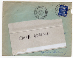 1953--Beau Cachet Manuel  PAMPROUX--79 Sur Lettre---Marianne De Gandon 15F --date 16-5-1953 - Manual Postmarks