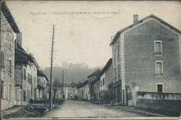 CP - 38 - Virieu Sur Bourbre Rue De La Gare - Virieu