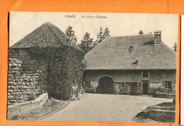 PBY-27  Môtiers Le Vieux Château, Val-de-Travers. Cachet 1909 - Môtiers 