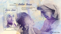 Sierra Leone 2015, 105th Mother Teresa, BF - Mère Teresa