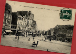Dépt 59 - ROUBAIX - Place Et Rue De La Gare - Très Animée, Tramway - Roubaix