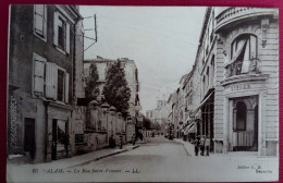 Delcampe - CPA-ALAIS-ALES-30-GARD-LA RUE SAINT VINCENT-LL 23 - Alès