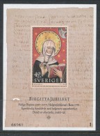 Sweden 2003 Facit # 2377 BL 5. St Bridget Anniversary, MNH (**) - Nuovi