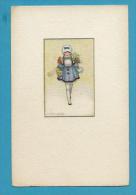 CPA 590 M-1 -  Enfant Fillette Cadeaux Gui Houx  Illustrateuir Italien BOMPARD Italie - Bompard, S.