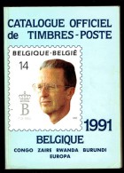 Catalogue Officiel C.O.B.   (FR) 1991 - Timbres De Belgique, Congo, Burundi, Ruanda-Urundi, Burundi, Katanga, EUROPA. - België