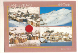 Lanslevillard - Val Cenis (73)pres De L'eglise Les Pistes De Val Cenis-telesiege De La Met-les Terres Grasses-le Centre - Val Cenis