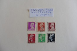 Monaco :   6 Timbres Oblitérés - Lots & Serien