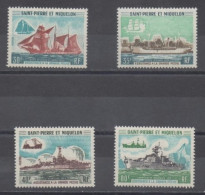 SAINT-PIERRE Et MIQUELON : Bâteaux : "Saint-François D'assise" 1900, "Sainte-Jehanne" 1920, "L'Aventure" 1950, Etc - Unused Stamps