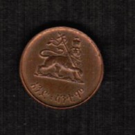 ETHIOPIA  1 CENT 1936 (KM # 32) - Etiopía