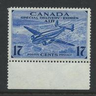 Canada 1943 - 17c Special Delivery Airmail Issue SG S14 - Bottom Marginal MNH Cat £4.50 SG2018 Empire - Posta Aerea: Espressi