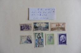 Monaco : Poste Aérienne :7 Timbres Oblitérés - Collections, Lots & Series