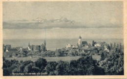 CPA  -  WASSERBURG   ( Bodensee)    Mit Santis - Wasserburg (Bodensee)