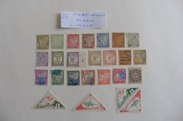 Monaco :  TAXE : 25  Timbres Oblitérés Et Nsg - Lots & Serien