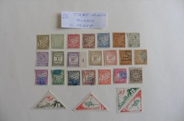 Monaco :  TAXE : 25  Timbres Oblitérés Et Nsg - Collections, Lots & Séries