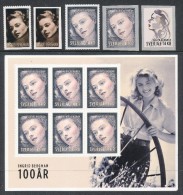 Sweden 2015 Facit # SS30. Ingrid Bergman And USA Issues.  VERY EXCLUSIVE SET (see Description And Images). MNH (**) - Neufs