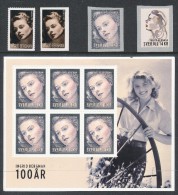 Sweden 2015 Facit # SS30. Ingrid Bergman And USA Issues. EXCLUSIVE SET (see Description And Images). MNH (**) - Unused Stamps