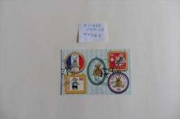 Suisse : 5 Timbres  Oblitérérés  Autocollants Carnet  Teddy De 2002 - Booklets