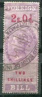 GRANDE-BRETAGNE -Timbre Fiscal "FOREIGN BILL" - Reine Victoria - 2s (2shillings) - Revenue Stamps