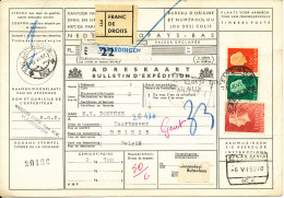 Netherlands Address Card Vlaardingen 5-6-1962 Sent To Belgium - Covers & Documents