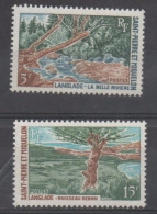 SAINT-PIERRE Et MIQUELON : Paysages : La Belle Rivière à Langlade, Ruisseau Debon à Langlade - Tourisme - - Unused Stamps