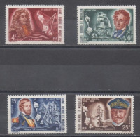 SAINT-PIERRE Et MIQUELON : Célébrités : J.D. Cassini, René De Chateaubriand, Prince De Joinville, Amiral Gauchet - Unused Stamps