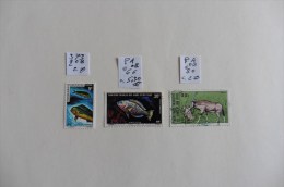 France . Afars Et Issas :3 Timbres Oblitérés - Oblitérés