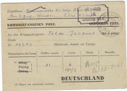 LTR10- CP STALAG XIA JANVIER 1941 - Guerre Mondiale (Seconde)