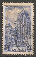 Timbre - Asie - Inde - 1949 - 4 A.  - - Usati