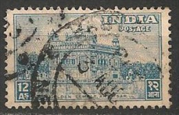 Timbre - Asie - Inde - 1949 - 12 A.  - - Used Stamps