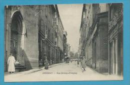 CPA Animée Rue Boissy D'Anglas ANNONAY 07 - Annonay