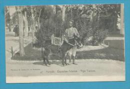 CPA 47 - Type Tunisien Et Son âne Exposition Coloniale MARSEILLE 13 - Exposiciones Coloniales 1906 - 1922