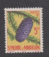 SAINT-PIERRE Et MIQUELON :Flore - Picea - Epicéa - Epinette - - Unused Stamps