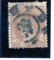 1870/72 Spagna -  12 Cuartos - Gebruikt