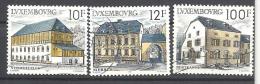 Luxembourg 1987 1130 - 1132 (1180 - 1182) O Architecture - Used Stamps