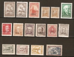 ARGENTINE    -   L O T   /   Timbres Officiels    -   Neufs - Oficiales