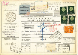 Netherlands Address Card Vroomshop 21-8-1961 Sent To Belgium - Brieven En Documenten