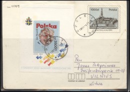 POLAND PL B2 193 Stamped Stationery Cover POPE JOHN PAUL II - Covers & Documents