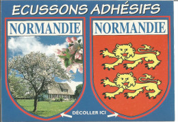 Blason Armoiries  Normandie  Héraldique Ecusson Adhésif - Sonstige & Ohne Zuordnung
