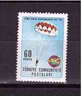 TURKEY 1965 Parachutting   60k  Unificato  Cat. N° 1718  Mint Never Hinged** - Parachutespringen