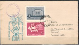UNGARN 1959 - Beleg Mit 1592+Zierfeld - Cartas & Documentos