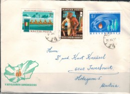 UNGARN 1970 - Beleg Mit MiNr: 2599+2601+2624 - Covers & Documents