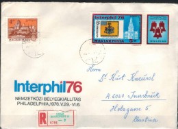 UNGARN 1976 - Reco Beleg Mit MiNr:3122 - Storia Postale