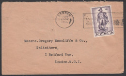 Ireland 1956, Cover Cabham To London W./special Postmark "Cabhan", Ref.bbzg - Lettres & Documents